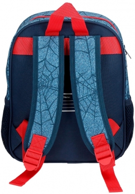 Ghiozdan gradinita baieti Spiderman Denim, Marvel